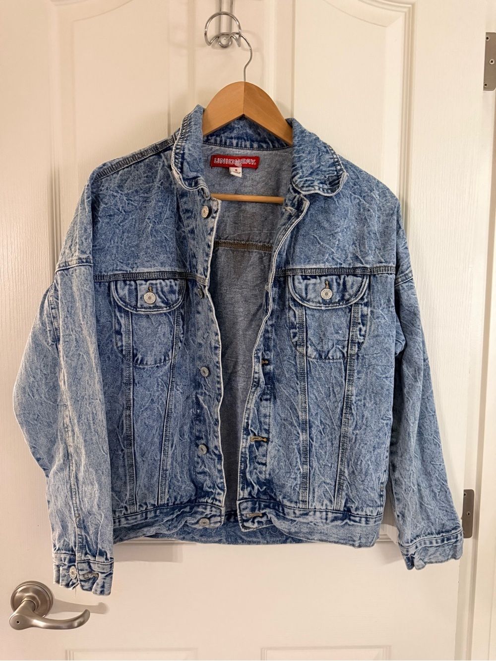 UNIONBAY Light Blue Acid Wash Jean Jacket